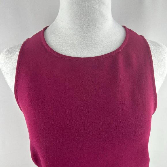 Icône Chic Raspberry Magenta Structured Sleeveless Top – Medium - Picture 4 of 9